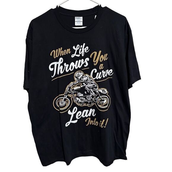 Motorcycle Graphic T-shirt, Size XL - Picture 1 of 3